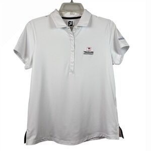NWOT FootJoy Women's SHORT SLEEVE ESSENTIAL SHIRT Travelers Championship, Medium